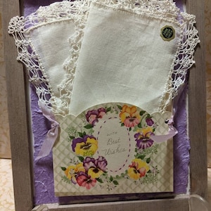 Cartão de bolso Treasure Masters Hankie com moldura personalizada e decoração de parede por fancibags no Etsy