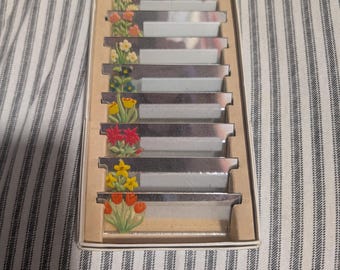 Hand Painted Glass Place Cards