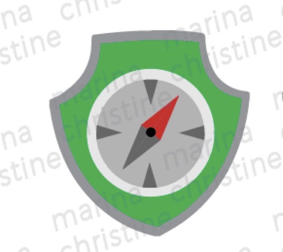 Tracker Badge Puptag Pattern Cricut Silhouette Svg Png Etsy