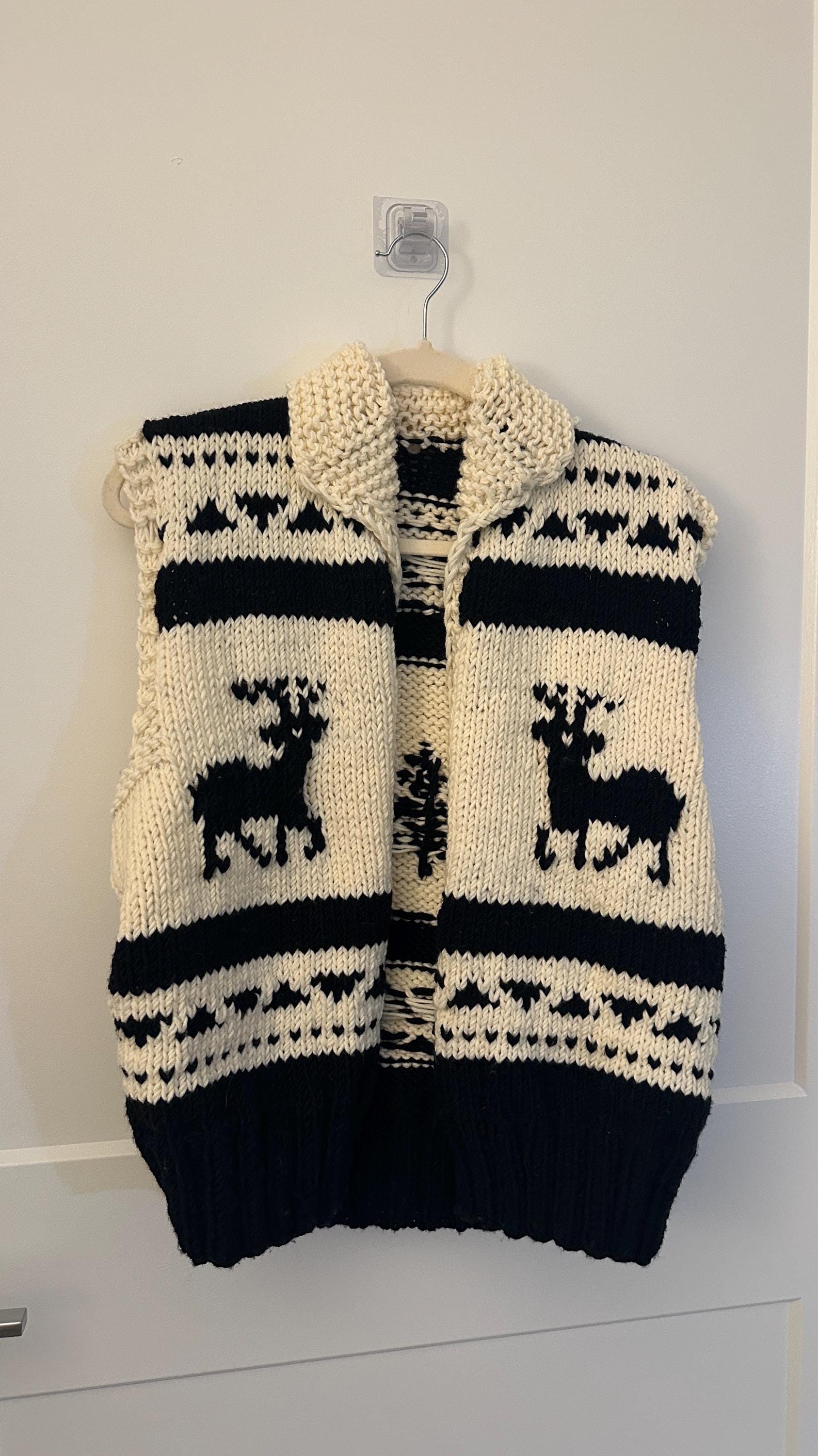 Rustic Knits Rustic Knit Wool Vest: Handmade Cabin Style Layer - Etsy