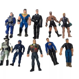 10qty Vintage Action Figures Bundle Lot