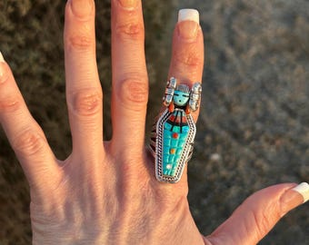 Made to Order Navajo Corn Madien Multistone Cobblestone Inlay