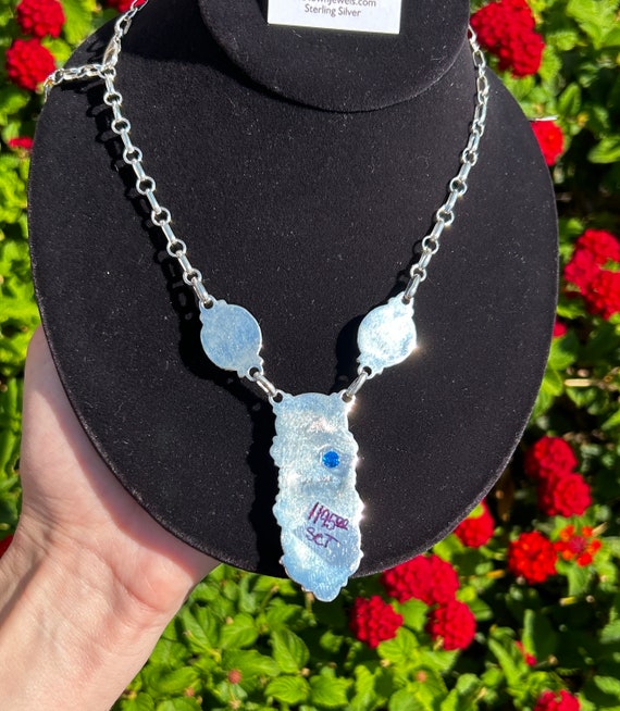 Set Gioielli Etnici Argento 925 Placcato &ndash; Ciondolo, Collana E Orecchini Con Turchese Rosso