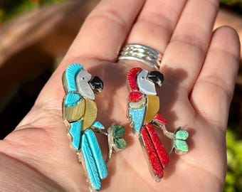 ネイティブアメリカンのズニ族のジュエリー、ハンドメイドの ネイティブアメリカンのズニ族のジュエリー、ハンドメイドの