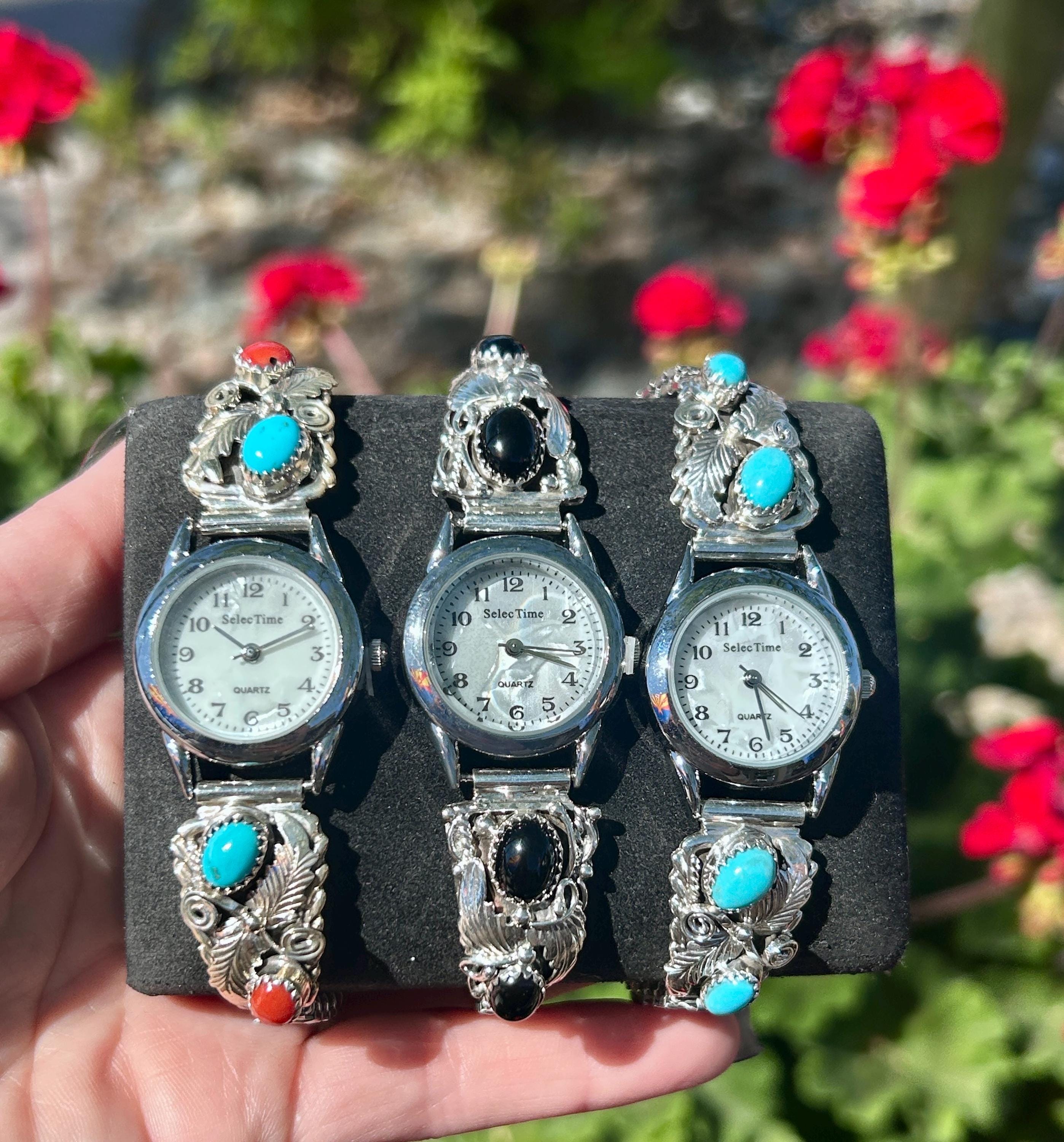 Native Turquoise Watch - Etsy UK