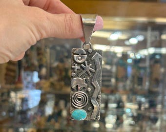 アレックス・サンチェス エジプト産ターコイズ＆スターリングシルバー