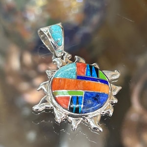 Calvin Begay ネックレス＆イヤリングセット スターリングシルバー 