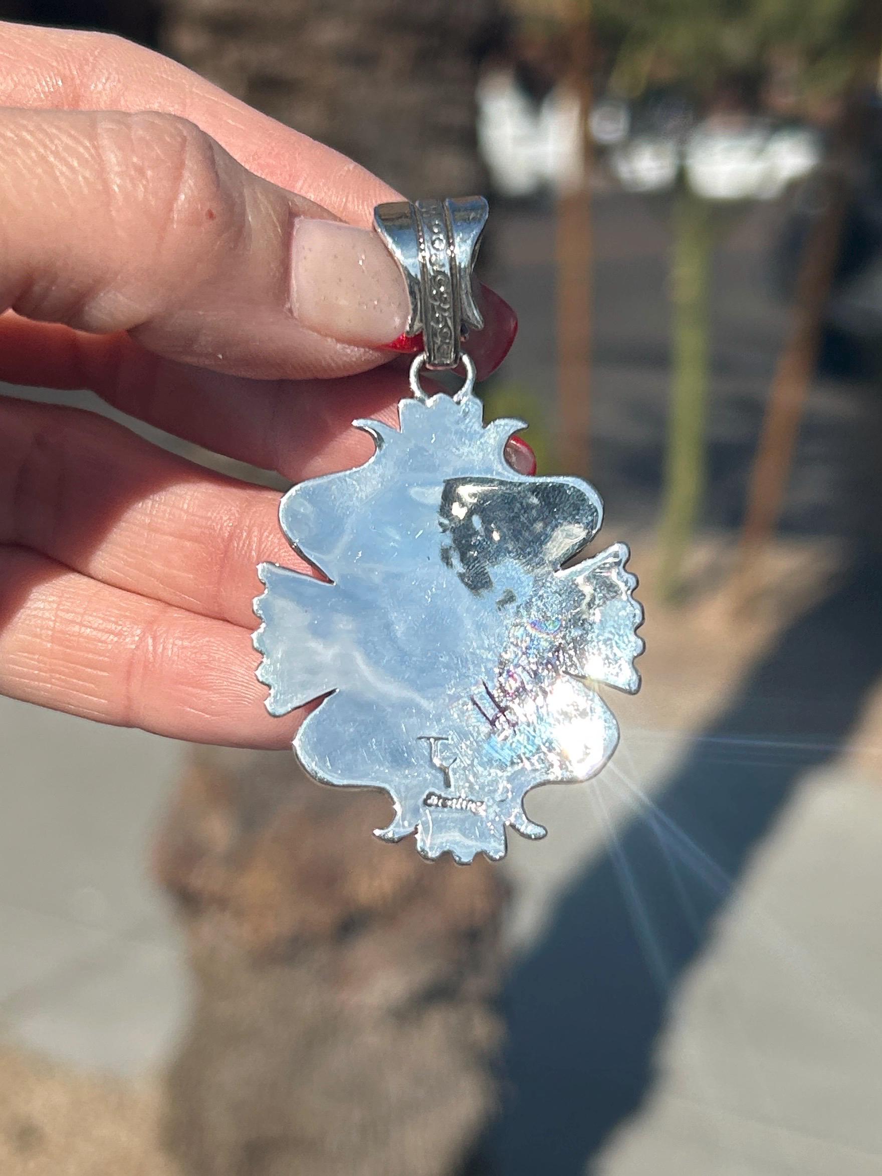 MADE TO ORDER Sterling Opal Navajo Handmade Teddy Yazzie Sterling