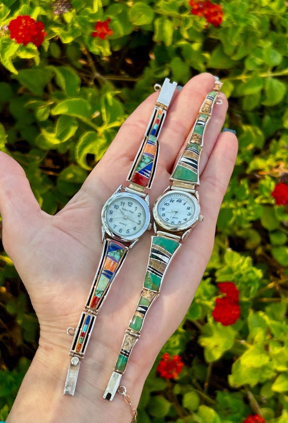 Chrysoprase Sterling Silver Navajo Handmade Calvin Begay Stone