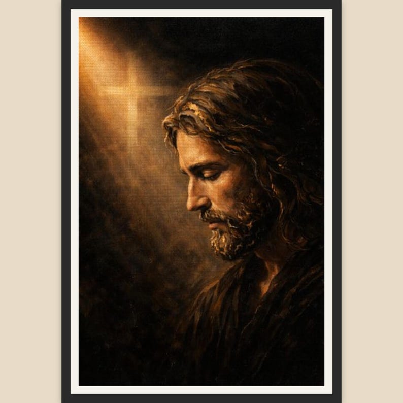 Jesus Christ Print | Light of the World Wall Art | Christian Home Decor ...