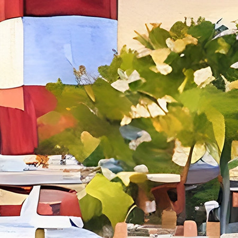 Hilton Head Watercolor Print Hilton Head Wall Art Beach Canvas Art for Home Decor