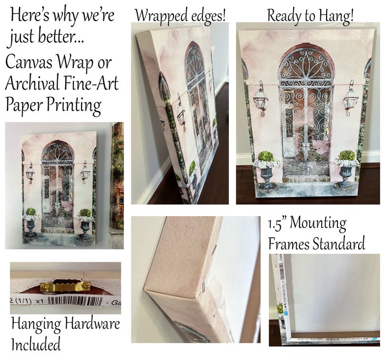 Giraffe Oil Painting Canvas Print Safari Animal Watercolor Print Canvas