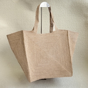 Raffia Tote Bag, Large Raffia Woven Bag, Women&#39;s Summer Shoulder Bag, Straw Tote Bag