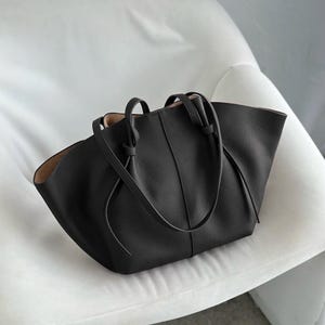 Leather Tote Bags, Women&#39;s Trendy Shoulder Bag, Genuine Leather Handbags