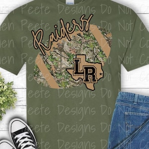 Custom Camo Football T-Shirt | School Mascot Tee with Mascot | Custom Team Spirit Shirt for Game Day, PNG, Digital Design