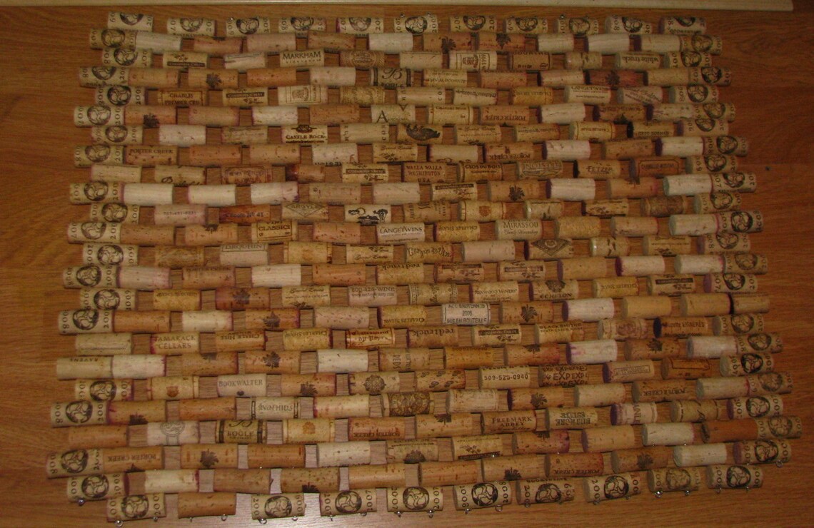 Wine Cork Doormat 22x33 Etsy