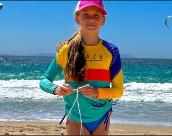 Kids Rash Guard for Excellent UV protection (UPF50+) Great choice for kids who enjoy water activities.