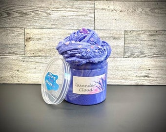 12 oz Lavender Cloud Slime with Charms Included