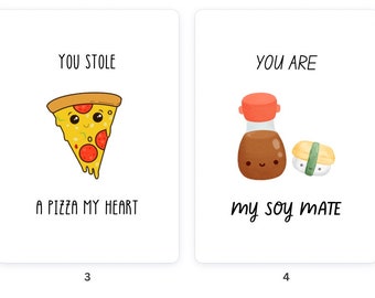 San Valentín Imprimible 6 diseños diferentes para que imprimas. Descarga digital imprimibles del día de San Valentín