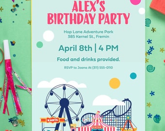 Personalized digital birthday invitation