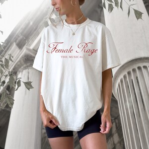 Weibliche Rage Das Musikalische T-Shirt | Eras Tour Tee |
