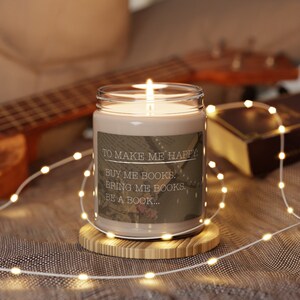 Book Lover Premium Soy Candle | Bookish Merch | Gifts for Book Lovers