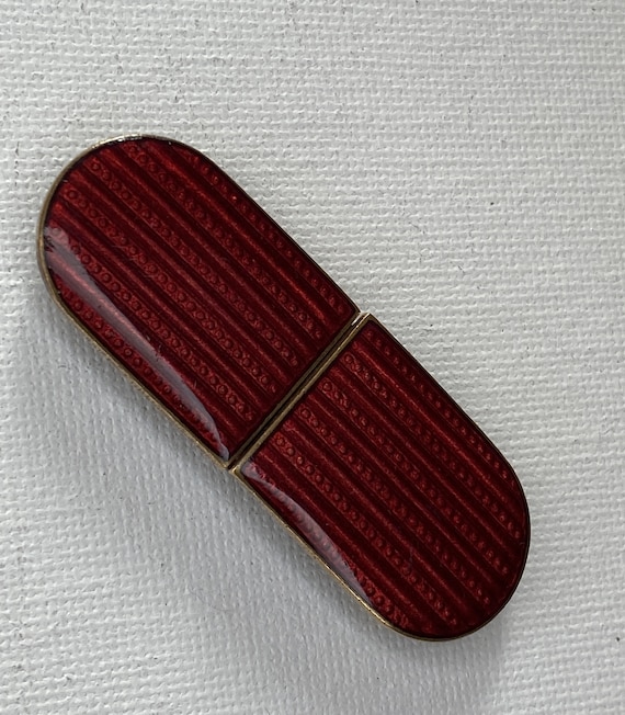 Vintage Czecho Slovakia Enamelled Smaller Belt Buckle  display picture 2