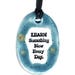 Linda Vaughn reviewed Learn Something New Ceramic Necklace in Blue with Brown Speckles