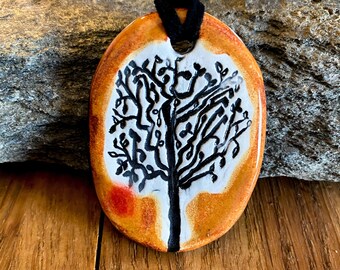 Tree Necklace in Earthtones