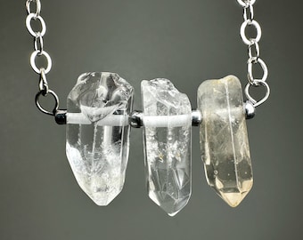 Triple Crystal Adjustable Necklace