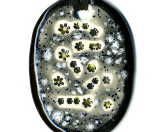 Starry Night Ceramic Necklace