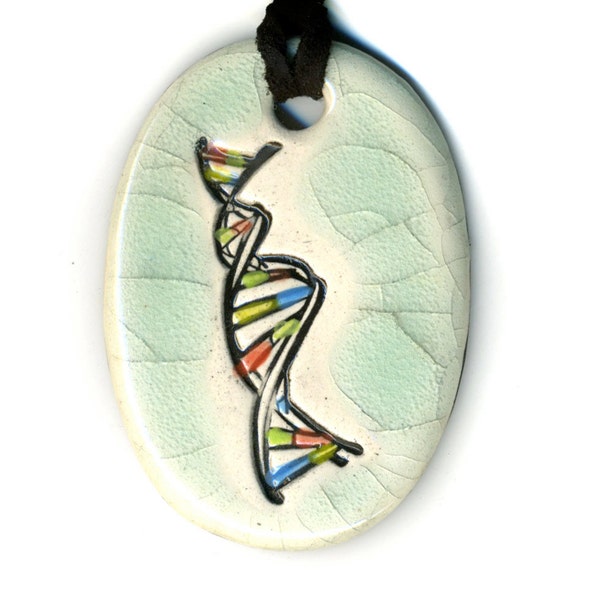 DNA Keramik Halskette in Crackle