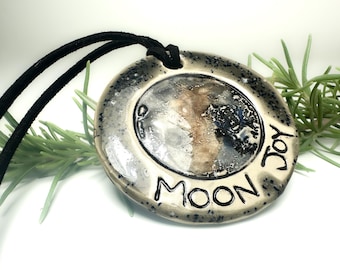 Moon Joy Handmade Ceramic Necklace