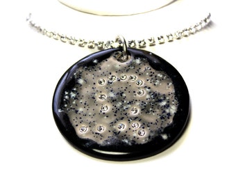 Gemini Constellation Sparkle Surly Necklace with Swarovski Crystals