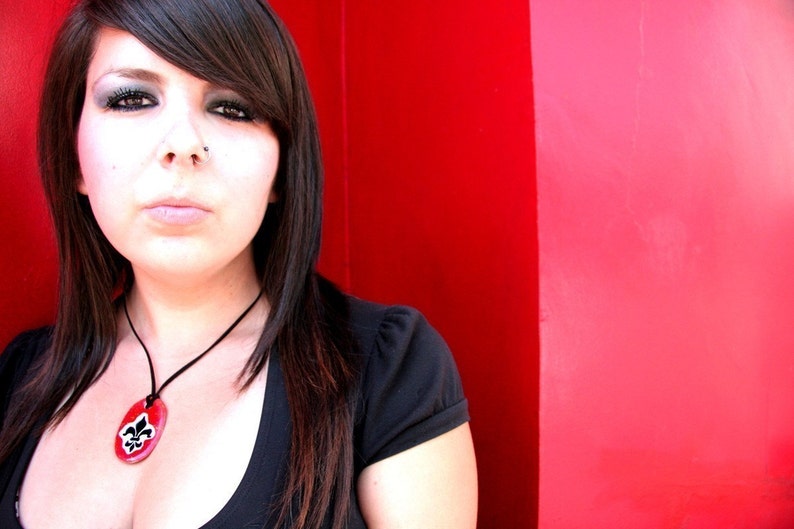 Starry Night Ceramic Necklace image 2