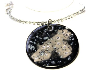 Leo Constellation Sparkle Surly Necklace with Swarovski Crystals