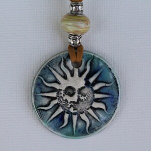Adjustable Ceramic Sun Choker Necklace image 5