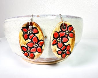 Blossom Ceramic Earrings
