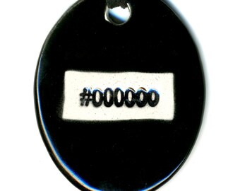 Black Ceramic Necklace