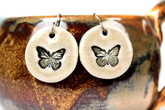 Etsy butterfly deals earrings