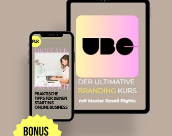 Ultimativer Branding-Kurs für digitales Marketing, MRR-Onlinekurs für passives Einkommen Lerne Social Media & Digital Marketing, UBC deutsch