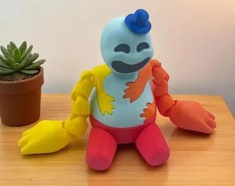 Doey the Doughman Nightmare Critters Figure Toy 3D, Poppy Playtime Nightmare Critters Plastic Doll for Kids birthday Gifts