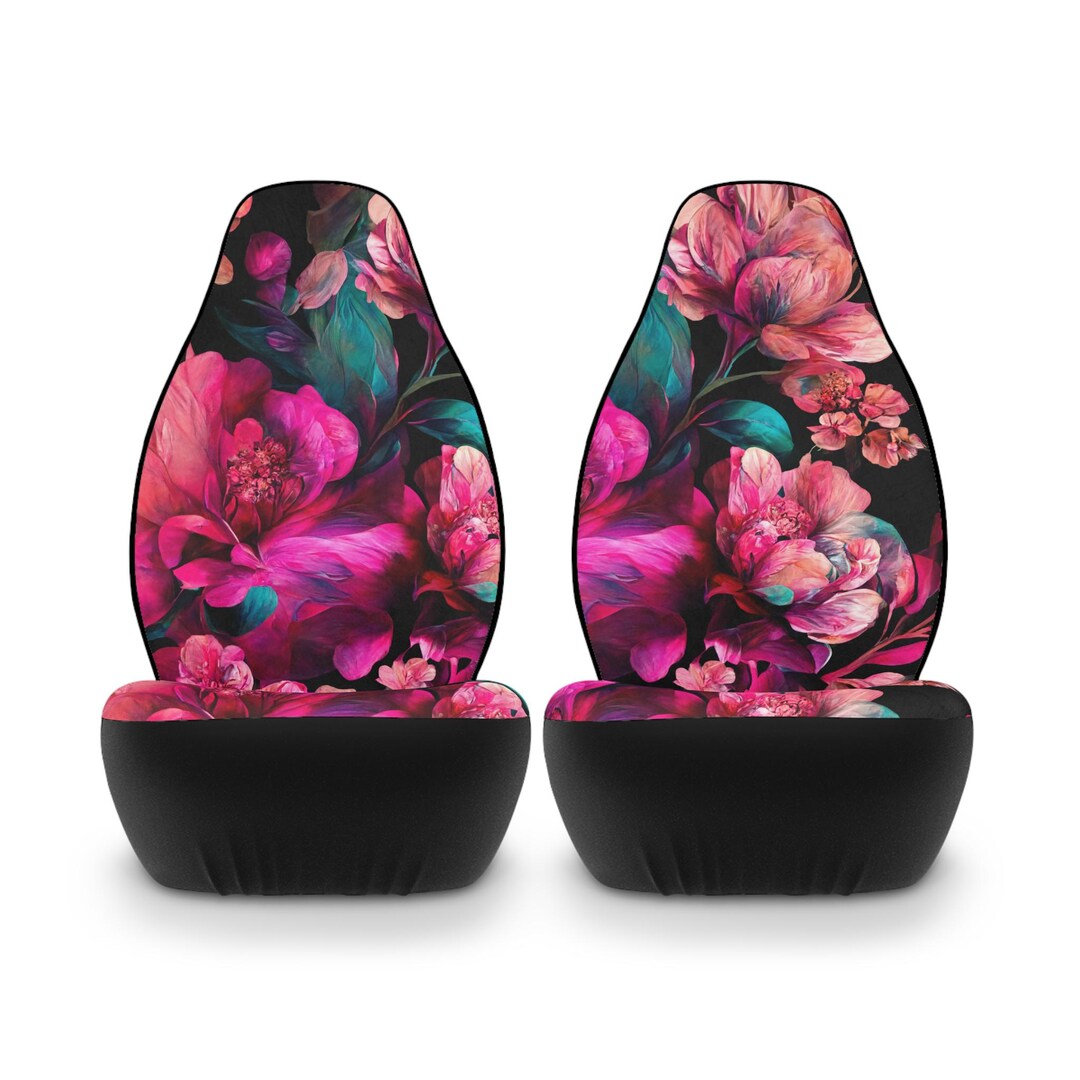 Poppy Floral Print Pet Car Seat Cover main image 1