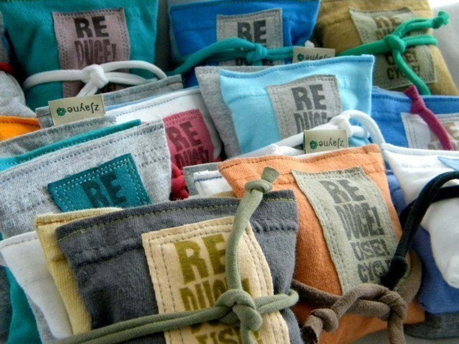 Lavender Dryer Sachet Pillow Sheets SET of THREE Reduce Reuse Recycle ...