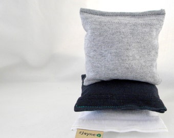 Natural Dryer Sheet Sachet Pillows Recycled Material Organic Lavender SET of THREE