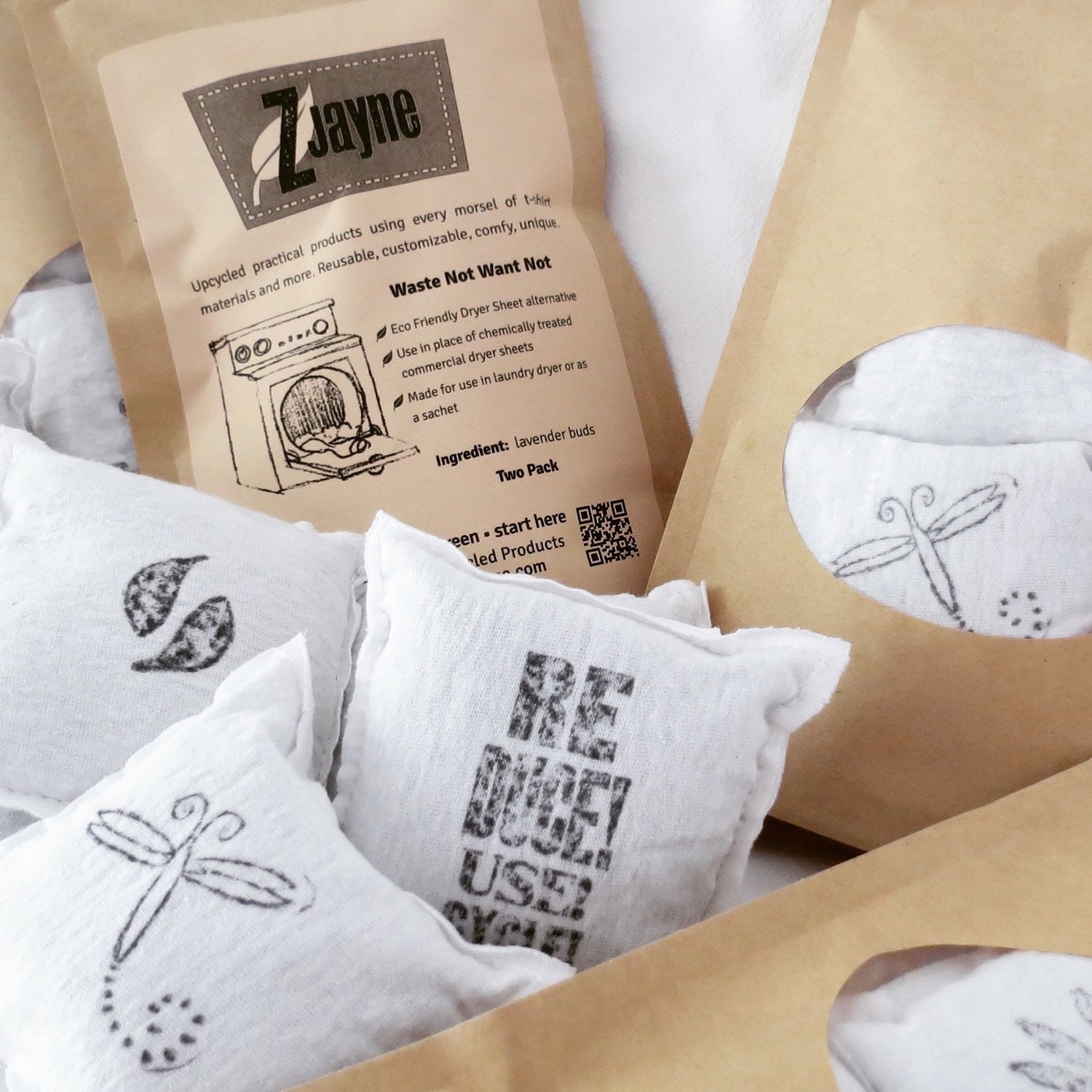 Case of two packs Laundry Pillows lavender filled for the Etsy