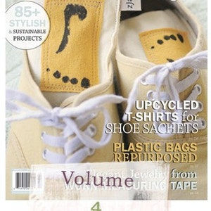 Shoe Pillow Sachets Odor Absorbers AS seen on Cover of Green Craft Magazine Upcycled SET of Two Foot Pillows image 5