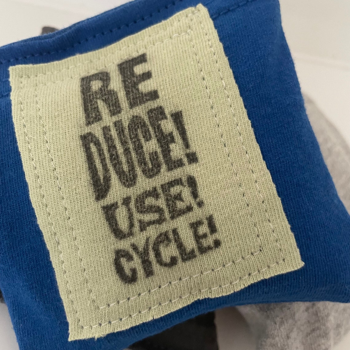 Reduce Reuse Recycle on Dryer Pillow Sheets SET of THREE Etsy