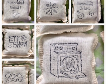 Living Lovely Simply Dryer Pillow Sheets Bare Bones 3 Pack 100% upcycled from tShirt materials Organic Lavender