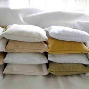 Dryer Pillow Sheets SET of THREE 100% upcycled from tShirt materials Organic Lavender image 1